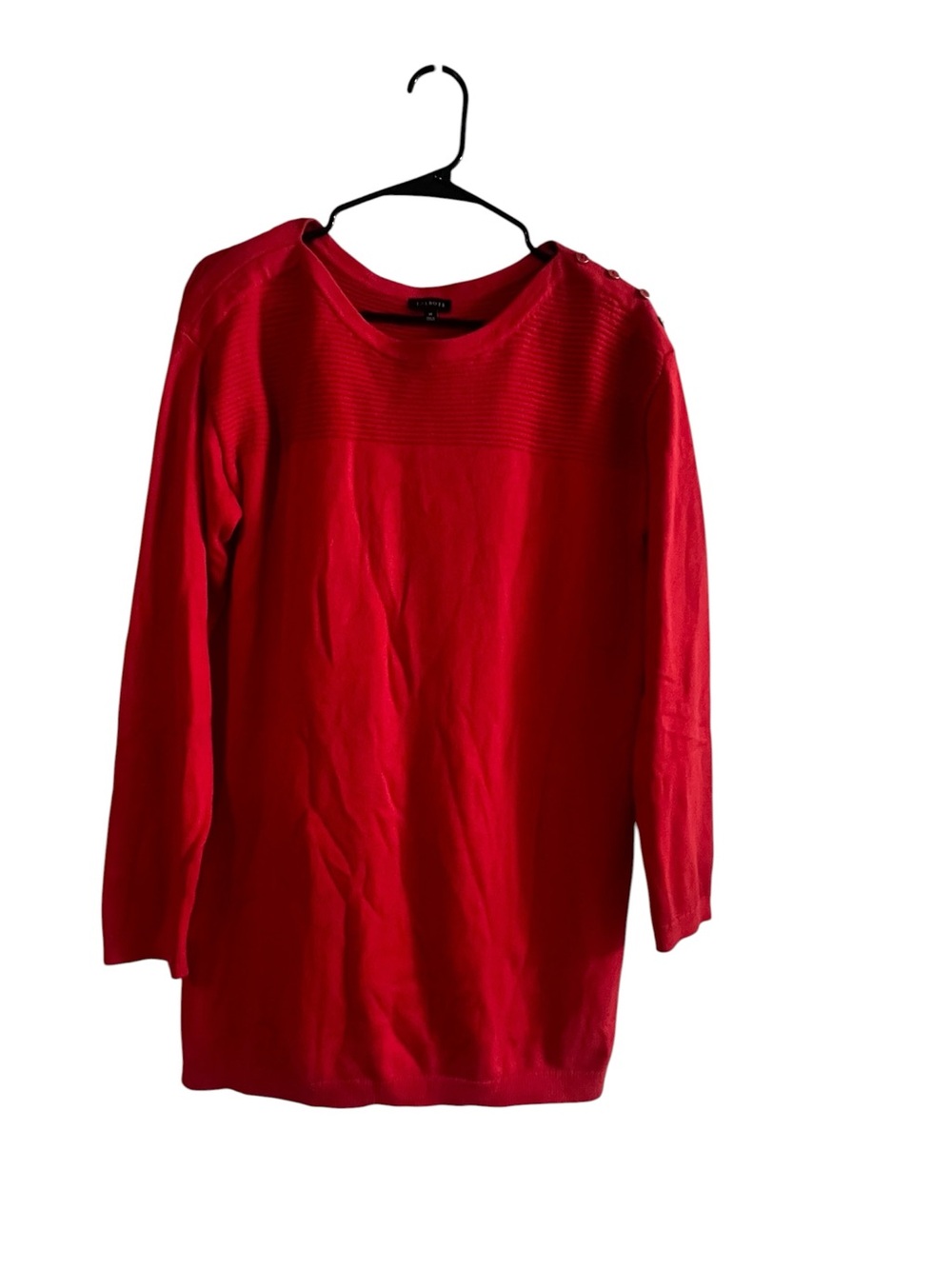 Talbots Red Knit Sweater Top